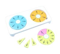 Manipolativi di frazioni matematiche, giochi di frazioni per bambini | Aiuti didattici codificati a colori per abilità di apprendimento precoce della scuola elementare