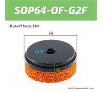 Manipolatore pneumatico industriale a ventosa con spugna, grande potenza di aspirazione, pinza senza tracce a grande portata(SOP64-OF-G2F)