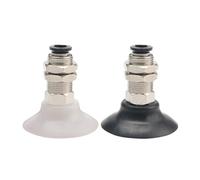 Manipolatore serie PAK Accessori pneumatici Ventosa in gomma Industriale Vuoto Ventosa Mandrino (PAK-50 Bianco)