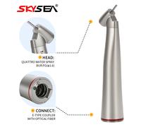 Manipolo chirurgico angolato NSK Style Dental 1:4.2 45° con LED a fibra ottica