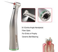 Manipolo endoprofilattico dentale 8:1 ad angolo contrapposto fibra ottica E-Type