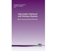 Manish Gupta Michael Bender Information Retrieval with Verbose Quer (Tascabile)