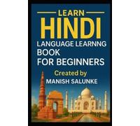 Manish Salunke Hindi Language Learning Book For Beginners (Tascabile)