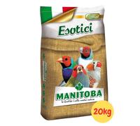 Manitoba Miscuglio Esotici - 20kg Mangime di prima qualità per uccelli esotici