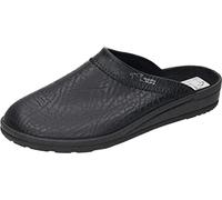 Manitu casa Uomo Pantolette, Pantofole Aperte sul Retro, Nero, 50 EU