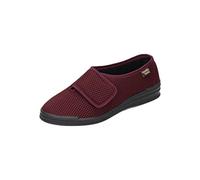Manitu home Pantofole da donna basse, Colore: rosso, 41 EU