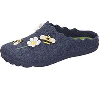 Manitu Home Pantofole, Donna, Blu, 36 EU