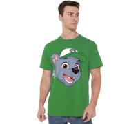 manji-devlin corporation Paw Patrol Rocky Grin T Shirt, Verde Kelly, XXL Unisex-Adulto