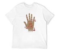 MANJIABAO Every Time I Die Palm Reader Men T Shirt T-Shirt WhiteXXL