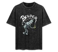 MANJIABAO MUTU Bender vs The Humans T T-Shirt Black S