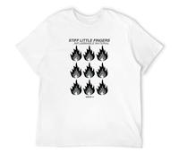 MANJIABAO Stiff Little Fingers 'Inflammable Material T-Shirt T-Shirt WhiteXL