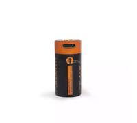 Mankerlight Manker 18350 - Batteria per torcia elettrica, con porta di ricarica, 1100 mAh, 3,7 V