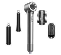 MANKIW Spazzola Asciugacapelli 5 in 1, Airstyler Multifunzione con Motore Brushless 110.000 RPM, Arricciacapelli Automatico 30/50mm con Effetto Aria Avvolgente, 500 Milioni di Ioni