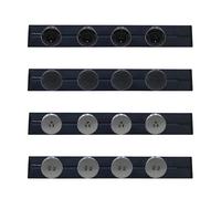 MANLEIKE Presa da Binario UK EU US Standard Rail Montaggio a Parete Rimovibile Elettrodomestico Spina Universale, Potenza 8000 W con Porte USB