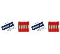 Manley 8414326045225 Pastelli, Confezione da 24 Pezzi, Rosso