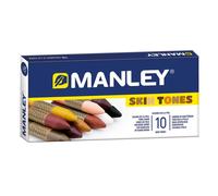 Manley - Case of 10 Wax Diversity of Colors Creativity Without Limits Skin T