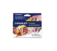 Manley MNQ000412, Confezione da 12 colori a cera