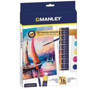 E_0002_S8429263 Manley Set di pittura a guazzo Manley 16 Pezzi Multicolore Consu
