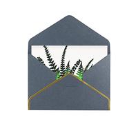 MANLUU Biglietti di auguri vuoti con foglie di piante naturali, biglietti di laurea 2023, biglietti di compleanno divertenti con buste Phnom Penh, biglietti di amicizia