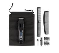 Manmade Mini tagliacapelli da uomo, 10 pezzi, tagliacapelli professionale per barba e baffi, set 3 pettini guida, funzionamento a batteria e senza fili
