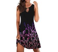 MaNMaNing Abiti Estivi per Donna Beach Floral Tshirt Sundress Tasche Casual Boho Tank Dress Dress 2023 Nuovo Ren-569