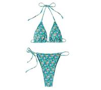 MaNMaNing Bikini Donna Costume Due Pezzi Donna Slip Bikini Lovable Costume Intero Nero Slip Vita Alta Contenitivo Bagno Premaman Costumi Due Pezzi