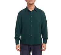 MaNMaNing Camice Uomo Estive Camicie Uomo Camicia Bianca Camicia Bianca Nera Azzurra di Jeans di Lino Cotone Manica Corta