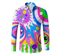 MaNMaNing Camicia A Maniche Lunghe con Stampa Casual con da Camicia Uomo Uomo Estiva Nera Manica Corta Nera Hawaiana Camice da Lavoro Camicie in Lino