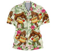 MaNMaNing Camicie Casual Stampate da Uomo per L'Uso attività Camicia Uomo Estiva Camicie Estive Camicia Nera Camice Manica Corta Estiva Maniche Lunghe Abbigliamento Estivo