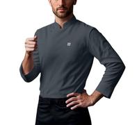 MaNMaNing Cardigan Uomo da Lavoro per Chef con Maniche Lunghe Perfetto per Cucina e Scene Professionali Stile Casual e Comodo Ideale per Uso Quotidiano