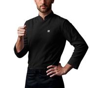 MaNMaNing Cardigan Uomo da Lavoro per Chef con Maniche Lunghe Perfetto per Cucina e Scene Professionali Stile Casual e Comodo Ideale per Uso Quotidiano