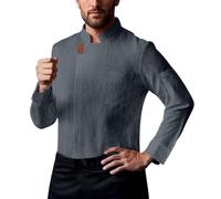 MaNMaNing Cardigan Uomo per Chef con Maniche Lunghe Materiale Resistente e Confortevole Perfetto per Cucina e Ristorante Design ergonomico e Professionale Ottimo per Uso Quotidiano e Lavoro Intenso