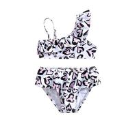 MaNMaNing Costume da Bagno Bambina Due Pezzi Stampa Cuori Spiaggia Piscina Termale 1 5 Anni Completo Due Pezzi Cuori Bambina (White, 6-12 Months)