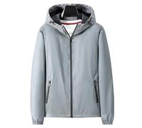 MaNMaNing Giacca Casual con Cappuccio Donna Zip Up Leggera A Vento per Esterni per Uso Quotidiano E Colore Puro Splendere al Buio con Tasche Giacca Donna Funzionale E Pratica