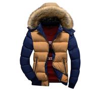 MaNMaNing Giacca Uomo Invernale con Cappuccio e Colletto in Pile Calda e Comoda Ideale per e-Commerce e Look Casual con Design Moderno e Versatile