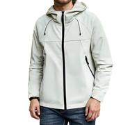 MaNMaNing Giacche Uomo Invernali Casual Antivento Esterno Escursionismo Cappotto Largo Cappuccio Tasche Leggero Tutte Stagioni Viaggio Sport Giacca Tinta Unita Calda E Protettiva