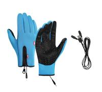 MaNMaNing Guanti Riscaldati USB Unisex Invernale Antivento Impermeabili Termici per Ciclismo Sport Scivolamento Accessorio Tecnologico Caldo