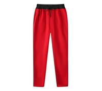 MaNMaNing Pantaloni Uomo Felpa Pantaloni Apertura Elastica Fondo Baggy Jogger Pile Taglio Ampio Casual Palestra Sportivi con Tasche Uomo Palestra