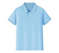 MaNMaNing Polo Bambino Estate Manica Corta con Bottoni Morbido Confortevole Perfetto per Il Gioco e la Scuola Polo Bambino Casual Accogliente