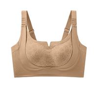 MaNMaNing Reggiseno Donna Tricot Senza Ferri Morbido Comodissimo Effetto Sollevamento Coppa Sottile Traspirante Invisibile