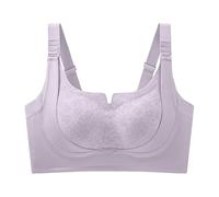 MaNMaNing Reggiseno Donna Tricot Senza Ferri Morbido Comodissimo Effetto Sollevamento Coppa Sottile Traspirante Invisibile