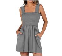 MaNMaNing Salopette Donna Estiva Combinaison d'été Sans Manches, Short, Barboteuse de Plage décontractée, Débardeur Salopette Donna