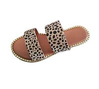 MaNMaNing Sandali Piatti Casual A Banda Larga In Pelle Con Sandali Comodi Donna Eleganti Donna Con Zeppa Tacchi Zeppa Plateau Infradito Estivi