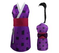 MANMICOS Costume da cosplay da donna con gonna kimono da donna (viola, S)