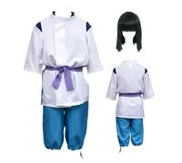 MANMICOS Taglia US Anime Haku Cosplay costume da uomo abbigliamento partito bambino vestito (Large)