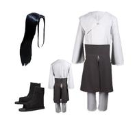 MANMICOS Taglia US Anime Neji Cosplay Costumi bianco Abbigliamento Mens Halloween vestito (XL)