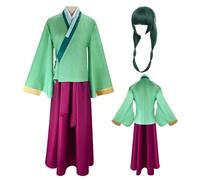 MANMICOS Taglia USA Anime Maomao Cosplay costume donna kimono gonna partito vestito (verde, XS)