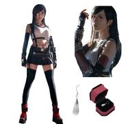MANMICOS Taglia USA Anime Tifa Lockhart Cosplay Costume remake tifa Halloween suit (Large)
