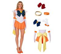 MANMICOS US size Comic Venus Cosplay costume donna Super S combattimento tuta set (3XL)