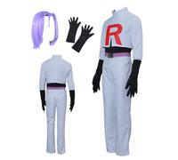 MANMICOS US taglia Anime James Cosplay costume Rocket Team Kit tuta uomo (XX-Large)